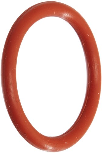 011 Silicone O-Ring, 70A Durometer, Red, 5/16" ID, 7/16" OD, 1/16" Width (Pack of 100)
