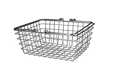 Spectrum Diversified Wire Storage Basket, Medium, Chrome