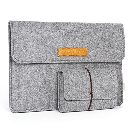 JSVER 13.3 Inch Felt Protective Laptop Sleeve Case for MacBook Air/ Pro Retina, Ultrabook