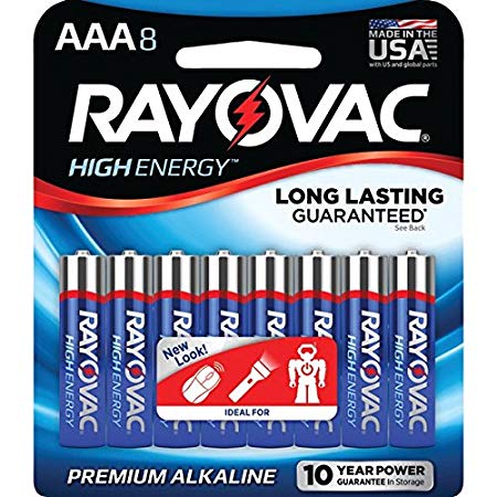 Rayovac AAA Batteries 8-Pack