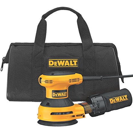 DEWALT D26451K  Corded 3 Amp 5-Inch Random Orbit Sander with Cloth Dust Bag