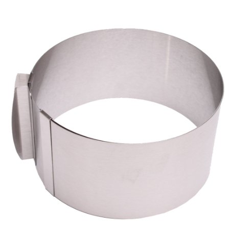 Stainless Steel Cake Mousse Mould Cake Bakeware Adjustable Setting Ring