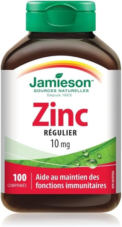 Jamieson Zinc 10mg 100 Tablets