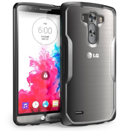 LG G3 Case, SUPCASE Premium Hybrid Protective Bumper Case Cover for LG G3, Frost Clear/Black