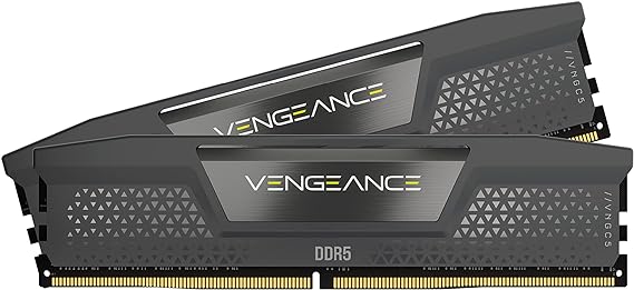 CORSAIR VENGEANCE DDR5 RAM 32GB (2x16GB) 6000MHz CL36 AMD EXPO iCUE Compatible Computer Memory - Grey (CMK32GX5M2E6000Z36)