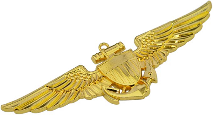 Patriot Accessories Naval Aviator Metal Decal Auto Emblem