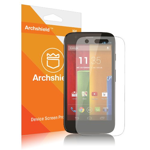 Archshield - Moto G Premium High Definition (HD) Clear Screen Protector 3-Pack - Retail Packaging (Lifetime Warranty)