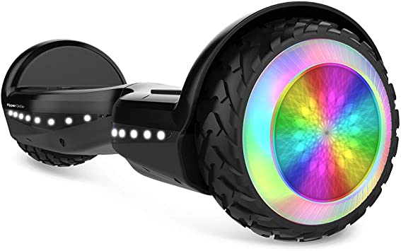HYPER GOGO Hoverboard, Off Road All Terrain 6.5 inches Hoverboards with Bluetooth Speaker, Colorful LED Light Wheels, UL Certified Self Balancing Scooter