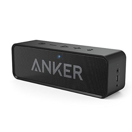Anker SoundCore Dual-Driver Bluetooth Speaker with 24-Hour Playtime, 66-Foot Bluetooth Range, with Low Harmonic Distortion and Superior Sound - Black