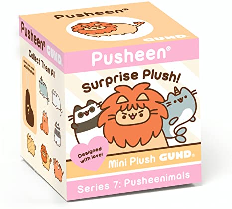 GUND Pusheen Surprise Plush Blind Box Series #7: Pusheenimals, Multicolor