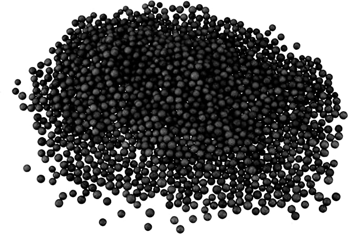 uxcell 1 Pack 0.1" Black Mini Polystyrene Foam Beads Ball Round for the Arts, DIY Crafts, Party Decorations, Fillings of Vase Pillow