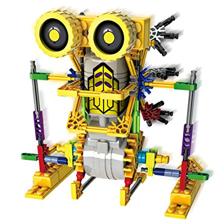LOZ Motorial Alien Robot Robotic Building Set Block Toy ,Battery Motor Operated,3D Puzzle Design Alien Primate Robot(Armor Kangaroo) Figure for kids and adults, 122 parts