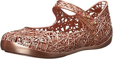 Mini Melissa Campana Zig Zag Slip On Flat (Toddler)