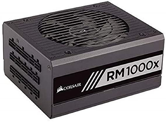 Corsair RM1000x 1000 W 80  Gold Certified Modular Power Supply Unit - Black