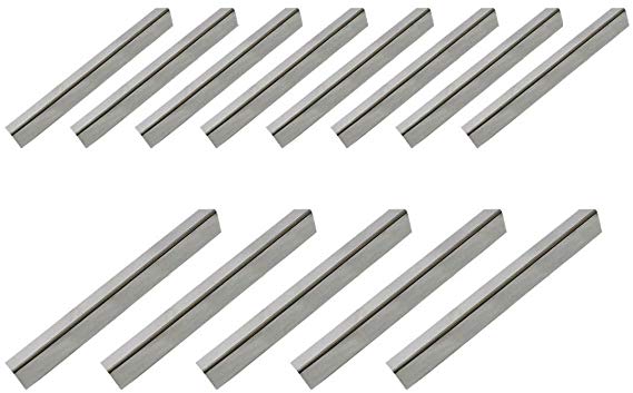 onlyfire Gas Grill Replacement Stainless Steel Flavorizer Bars/Heat Plate for Weber 7538, Set of 13, 8 Short and 5 Long Bars