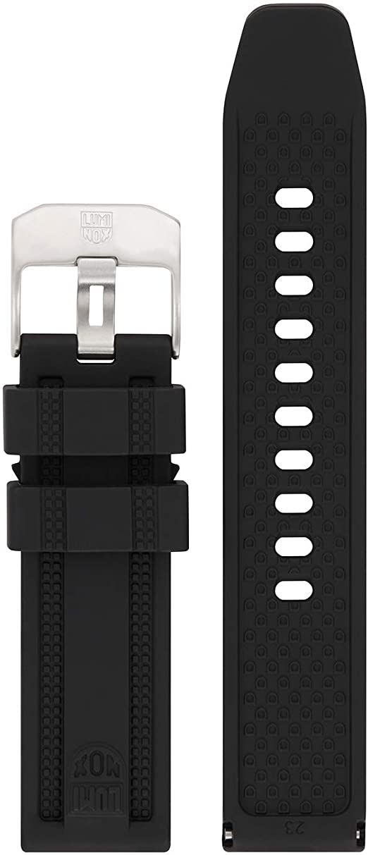 Genuine Luminox Replacement Band / Rubber Strap for Navy Seals Series 8800 - 23 mm black