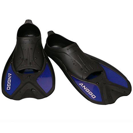 ANGGO Short Dive Fins for Swimming and Snorkeling