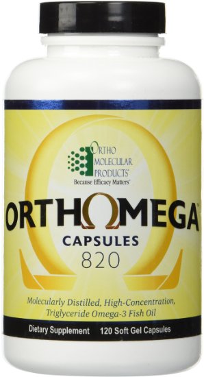 Ortho Molecular - Orthomega 820 - 120 Soft Gel Capsules