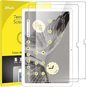 JETech Screen Protector for Google Pixel Tablet (11-Inch, 2023 Model), 9H Tempered Glass Film, HD Clear, 2-Pack