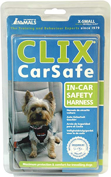 Clix Carsafe  In-Car Safety Harness For Dogs,X-Small