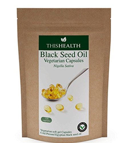 Black Seed Oil Vegetarian Capsules - 120 x 500mg Veggie Capsules