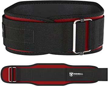 Weight Lifting Belt for Crossfit - 5 Inch Self-Locking Weightlifting Back Support, Workout Back Support for Lifting, Fitness and Powerlifitng - Men and Women