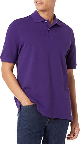 Amazon Essentials Mens Regular-fit Cotton Pique Polo Shirt