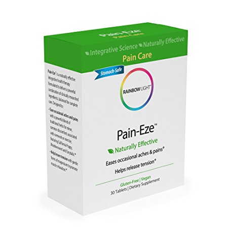 Rainbow Light - Pain-Eze - Support For Occational Mild to Moderate Muscular Tension, Aches, and Pains - 30 Tablet Blister Box