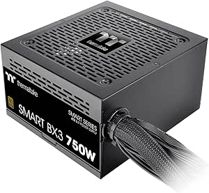 Thermaltake Smart BX3 750W 80Plus Bronze ATX 3.1 Standard Power Supply; Non-Modular; PS-SPD-0750NNFABU-3; 5 Year Warranty