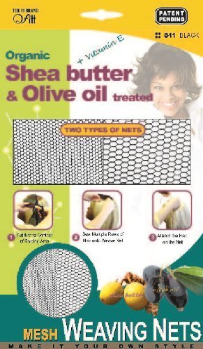 [The #1 Brand QFitt] Organic Shea Butter & Olive oil treated Mesh Weaving Nets