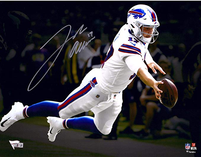 Josh Allen Buffalo Bills Autographed 11" x 14" Spotlight Photograph - Fanatics Authentic Certified - Autographed NFL Photos