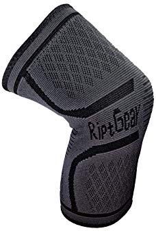 RiptGear Compression Knee Sleeve - Knee Brace for Arthritis, Patella Stabilizer, Meniscus Tear, Joint Pain Relief & Recovery, Volleyball, Running, Football, Basketball