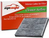 EPAuto CP285 CF10285 Toyota  Lexus  Scion  Subaru Premium Cabin Air Filter includes Activated Carbon