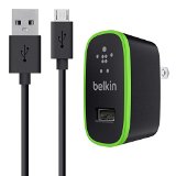 Belkin MIXIT Home and Travel Wall Charger with 4-Foot Micro USB ChargeSync Cable Compatible with Amazon Fire Phone - 21 AMP Black