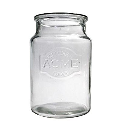 ACME Glass Crock, Stainless Steel