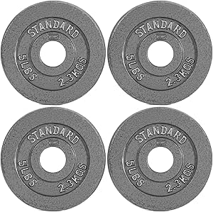 CAP Barbell Olympic 2-Inch Weight Plates Gray | Mulitple Sizes