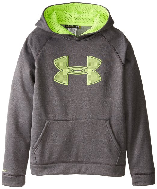 Under Armour Boy's Storm Armour Fleece Big Logo Hoodie Sweatshirt