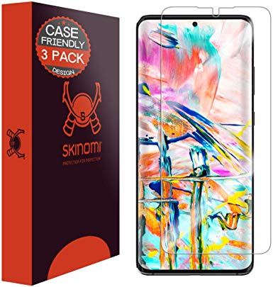 Skinomi Screen Protector Compatible with Samsung Galaxy S20 (6.2 inch)(3-Pack)(Case Compatible) Clear TechSkin TPU Anti-Bubble HD Film