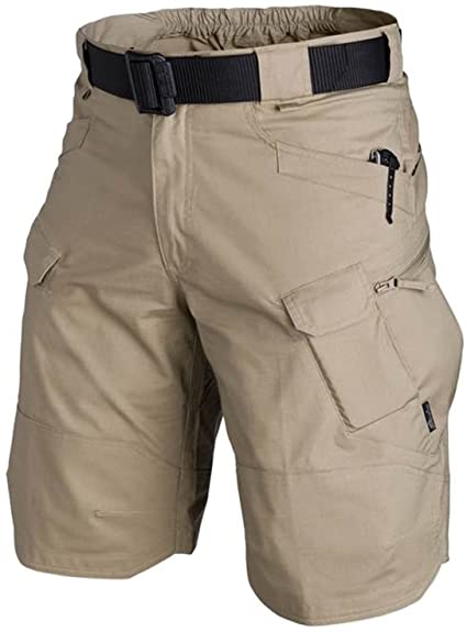 Blivener 2021 Upgraded Waterproof Tactical Shorts for Men-Quick Dry Breathable Hiking Tactical Cargo Shorts