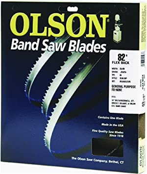 Olson Saw FB19282DB 3/8 by 0.025 by 82-Inch HEFB Band 4 TPI Skip Saw Blade