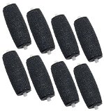 Velvet Replacement Rollers Heads for Scholl Pedi Perfect Electronic Pedicure Foot File Callus Remover Refill Pack of 8