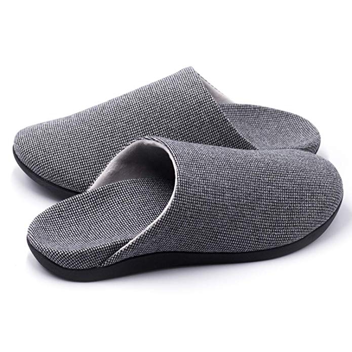 V.Step Slippers with Arch Support, Comfortable Orthopedic Sandals for Plantar Fasciitis Flat Foot House Outdoor, Grey