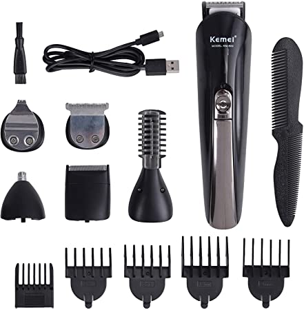 COLFULINE 11 in 1 Professional Hair Cut Clipper Set Body Beard Hair Shaver Cordless Machine Kit Electric Trimmer Grooming Set for Men Women Kids