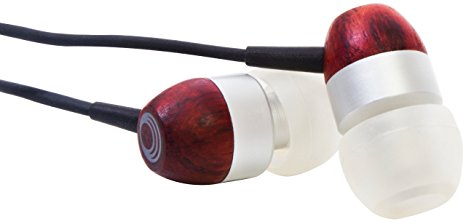 thinksound ts01 10mm In-Ear Headphone with Enhanced Bass and Passive Noise Isolation (Silver/Cherry)