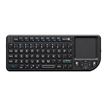 iClever IC-RF01 2.4G Ultra Mini Wireless Keyboard with Mouse Touchpad (Not for Samsung Smart TV)