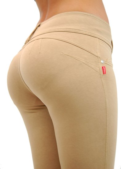 U-Turn Jeans Womens Stretch CottonButt LiftSkinny Leg Pants