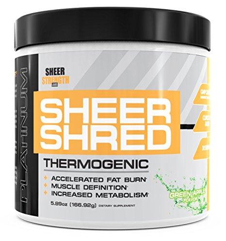 SHEER SHRED – #1 Muscle-Preserving Fat Burner for Women and Men – 9 Proven Ingredients for Burning Fat While Retaining Muscle – Clinically Dosed for Fast Results - 100% Money-Back Guarantee
