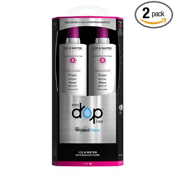 EveryDrop by Whirlpool Water EDR5RXD2 Filter 5 Refrigerator Water Filter Pack of 2