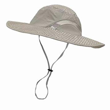LETHMIK Sunscreen Cooling Hat, Arctic Hat, Heatstroke Protection Cap, Mens & Womens Wide Brim Boonie Hat for Fishing, Hiking, Camping, Gardening, Beach