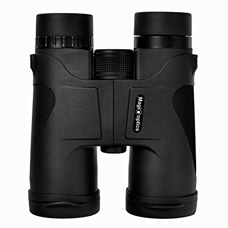 Magicoptics 10x42 Professional Binoculars for Adults with Strap and Carry case, Compact and Lightweight，HD Binoculars for Bird Watching Travel Hunting Concerts Sports